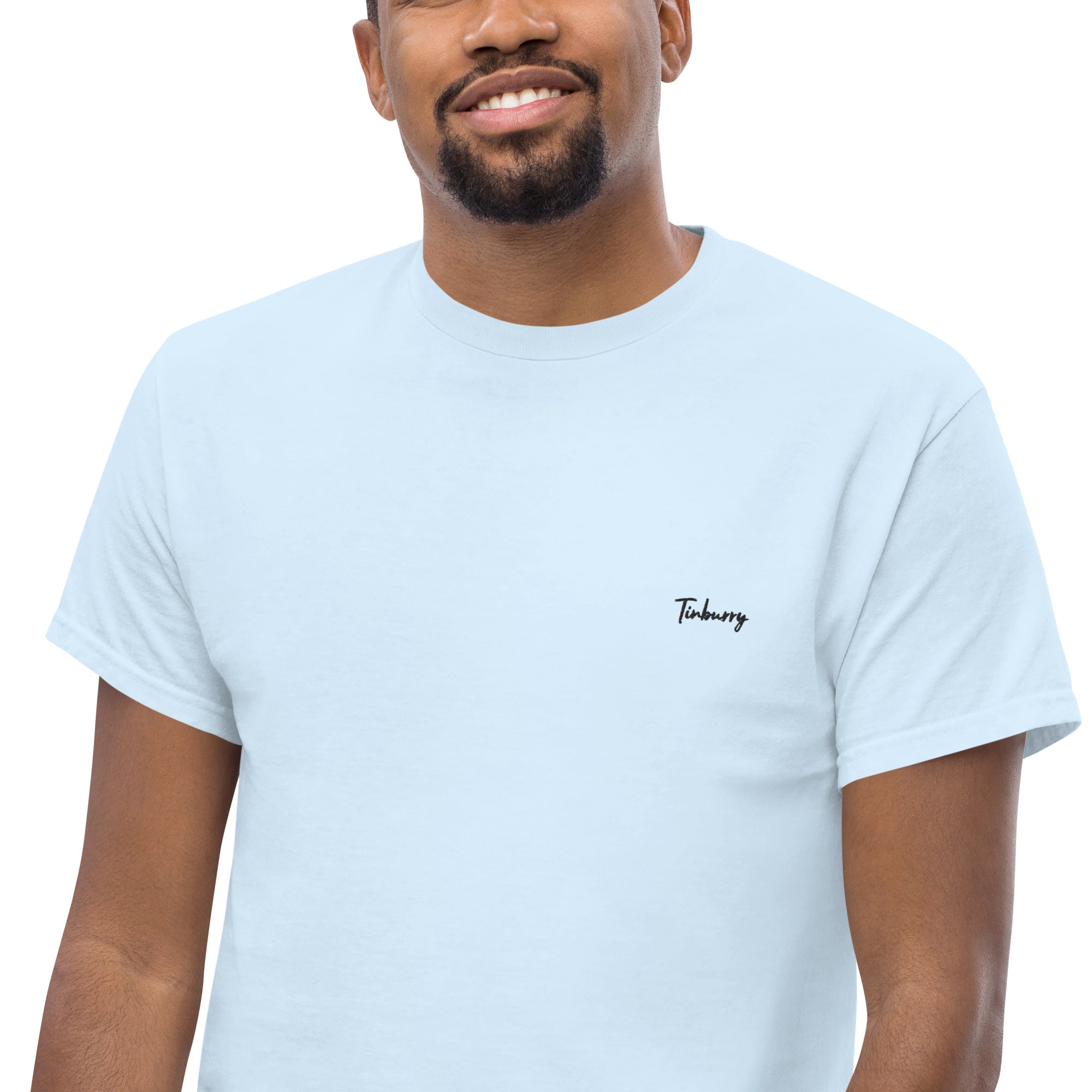 Deep Blue White Men's T-Shirt